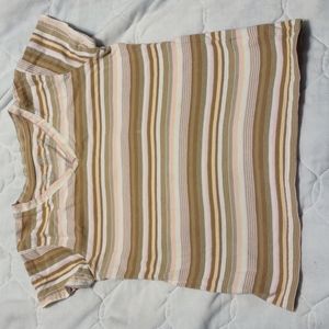 Faded Glory Girls Striped Tee SZ 6/6x